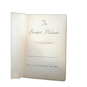 The Barefoot Mailman Theodore Pratt First Edition 1943 Hardcover War Edition